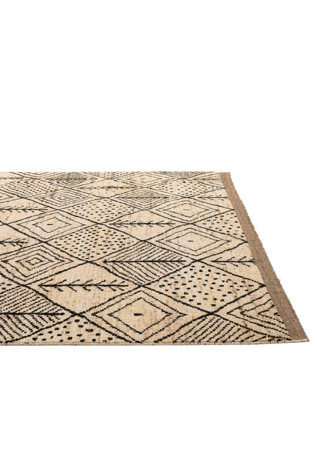 Detail image of 8' 3 x 9' 9 Hand Knotted Moroccan Wool Rug