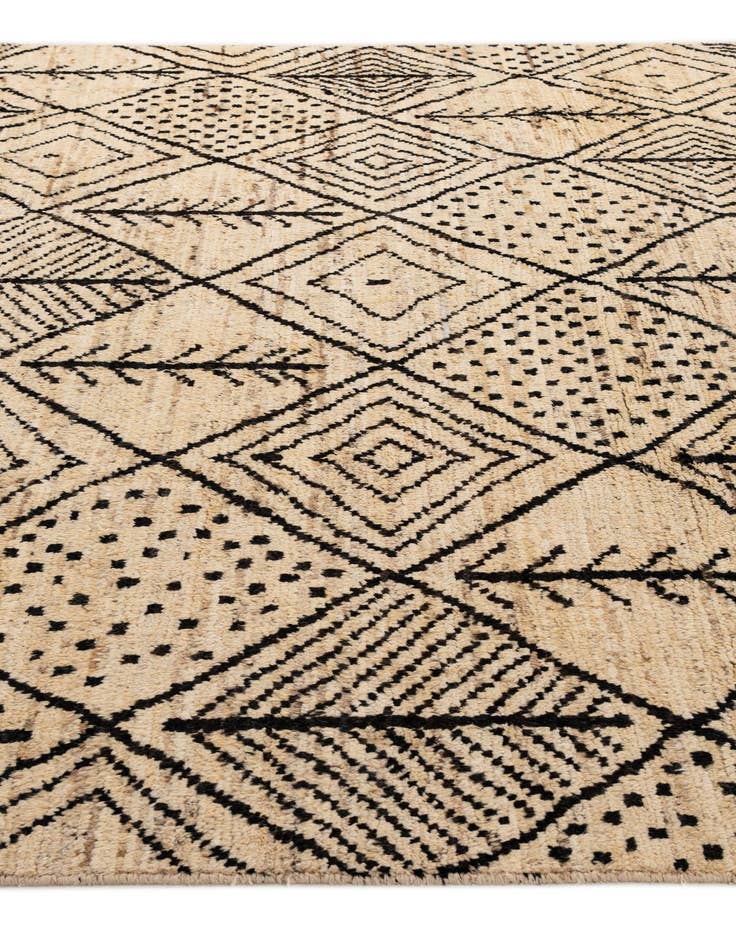 Detail image of 8' 3 x 9' 9  Hand Knotted Moroccan Wool Rug