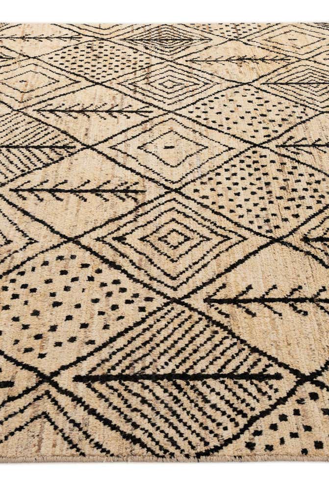 8' 3 x 9' 9 Hand Knotted Moroccan Wool Rug