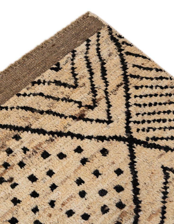 Detail image of 8' 3 x 9' 9  Hand Knotted Moroccan Wool Rug