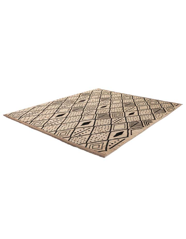 8' 6 x 9' 11 Hand Knotted Moroccan Wool Rug