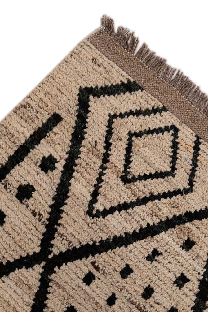 8' 6 x 9' 11 Hand Knotted Moroccan Wool Rug