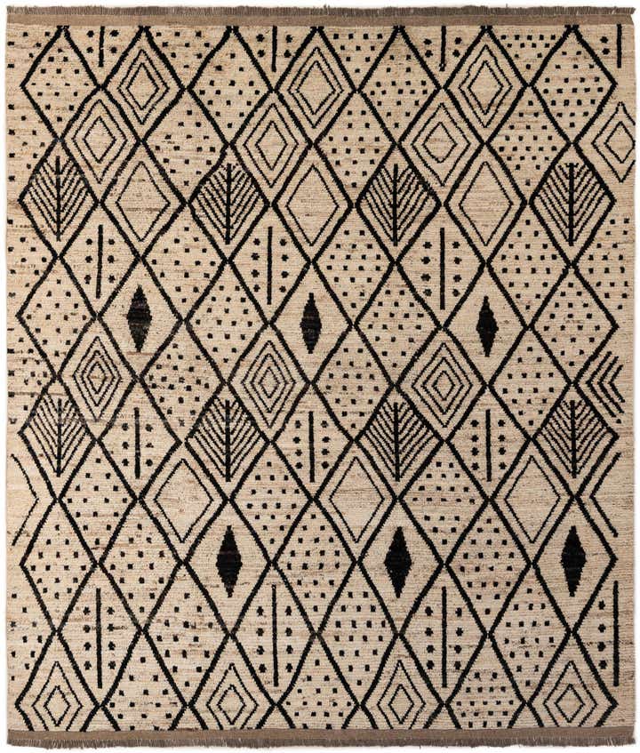 8' 6 x 9' 11 Hand Knotted Moroccan Wool Rug