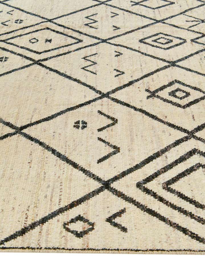 9' 4 x 11' 8 Hand Knotted Moroccan Wool Rug