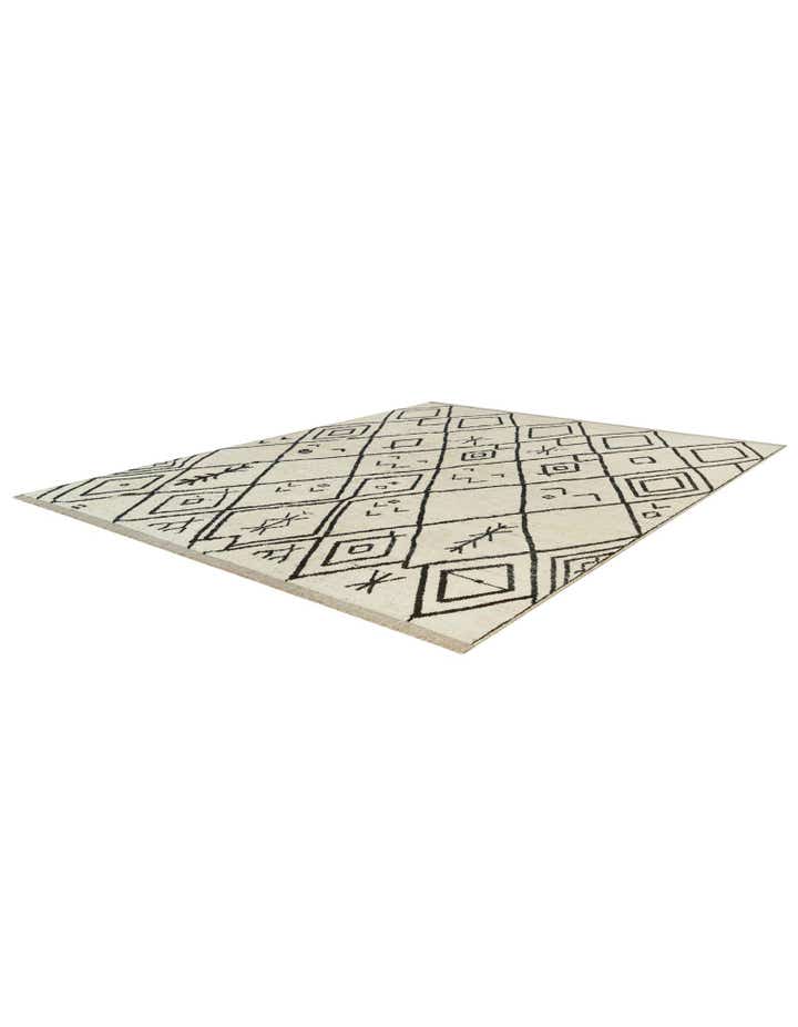 9' 4 x 11' 8 Hand Knotted Moroccan Wool Rug