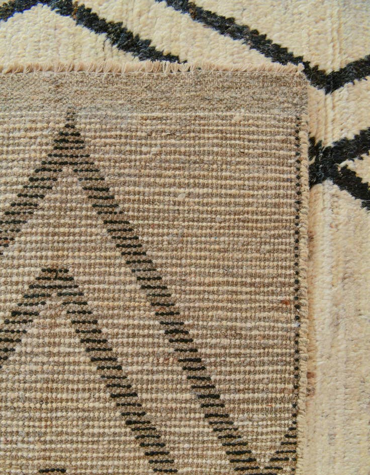 Detail image of 9' 4 x 11' 8 Hand Knotted Moroccan Wool Rug