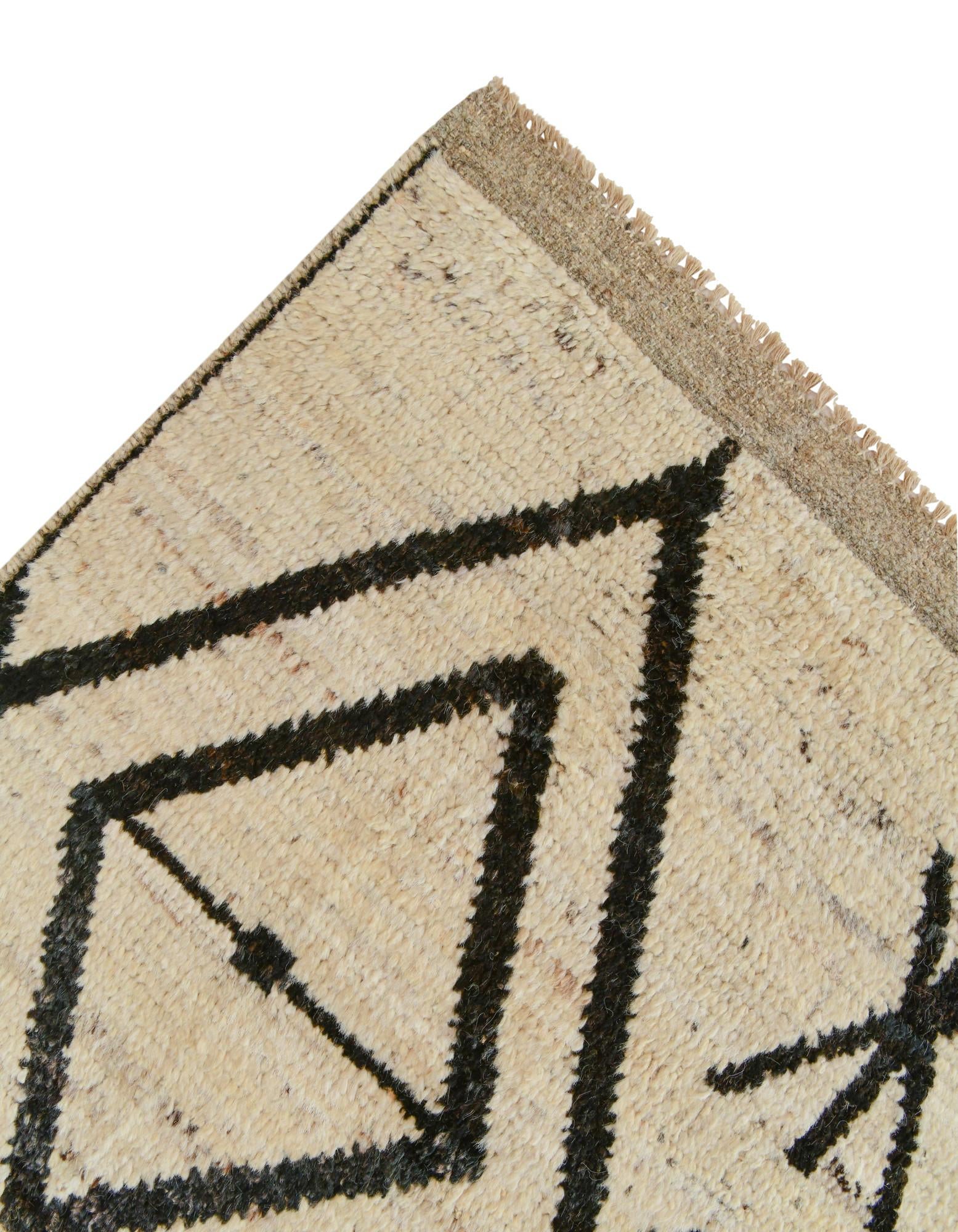 9' 4 x 11' 8 Hand Knotted Moroccan Wool Rug