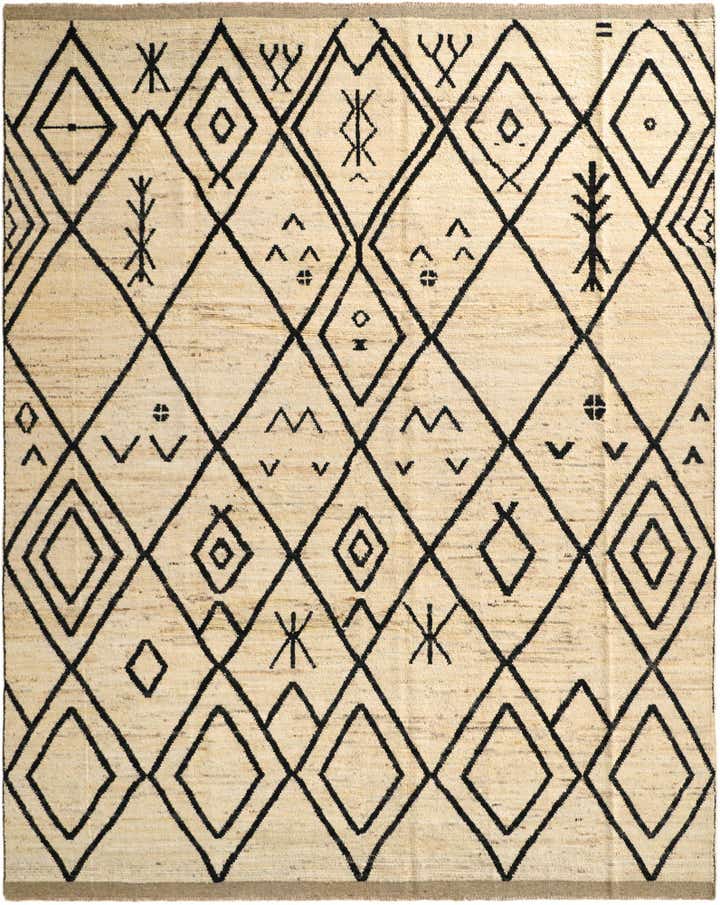 9' 4 x 11' 8 Hand Knotted Moroccan Wool Rug
