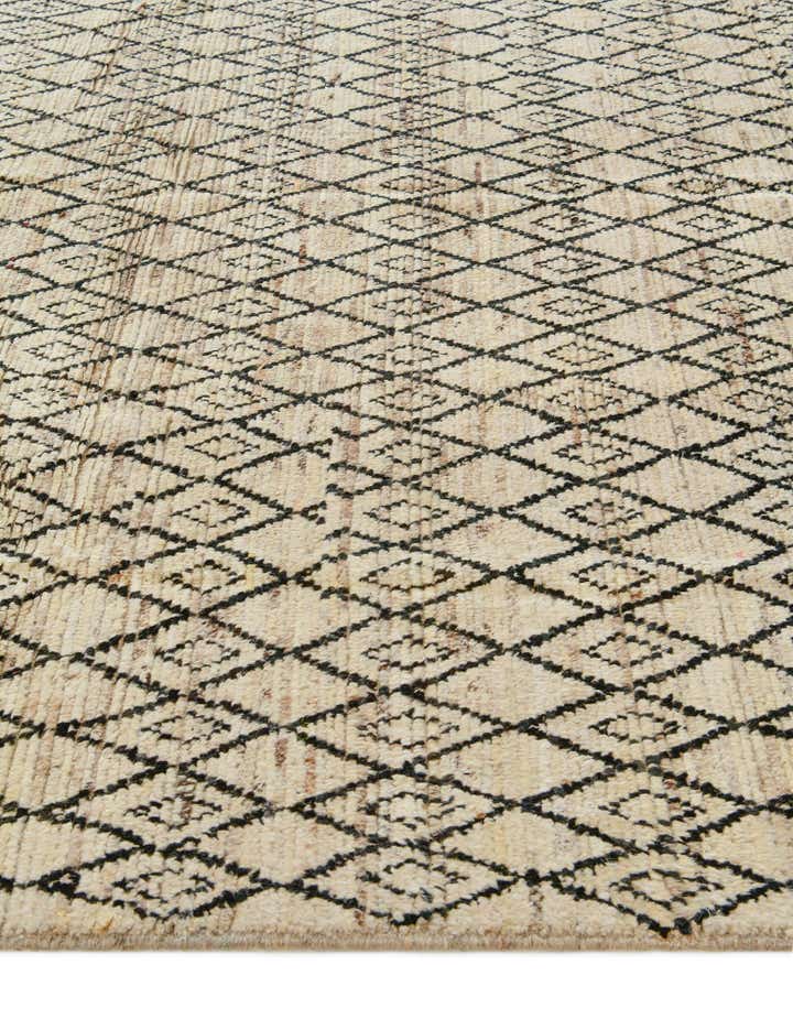 9' 5 x 11' 7 Hand Knotted Moroccan Wool Rug