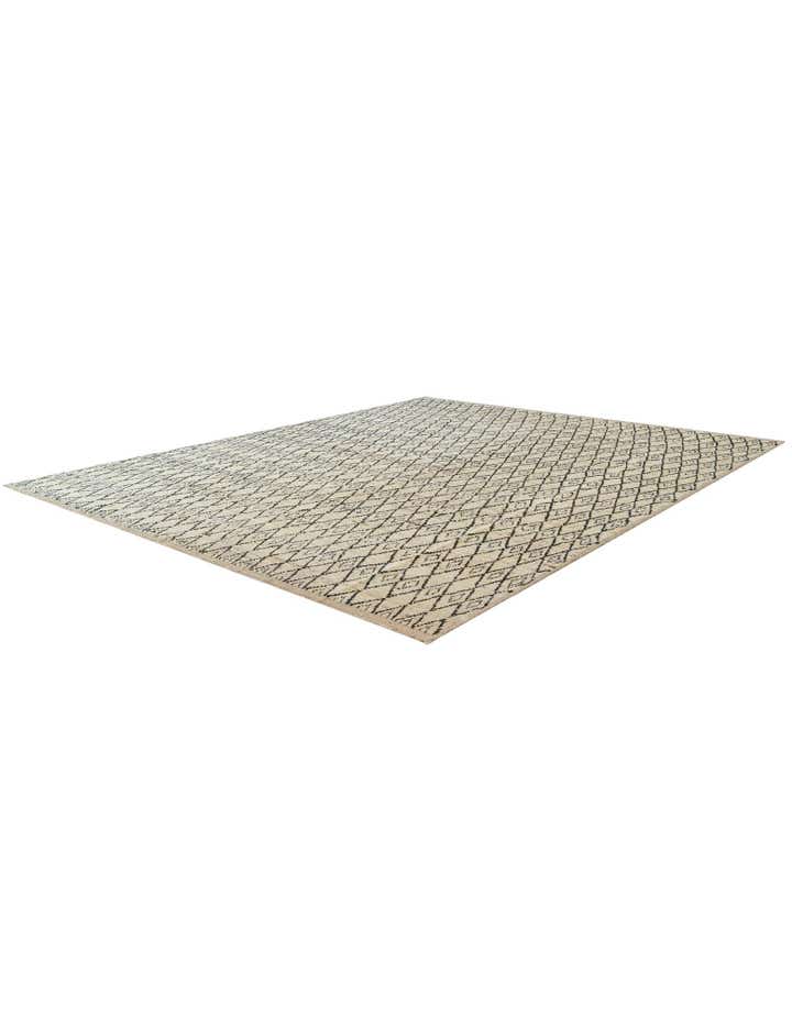 9' 5 x 11' 7 Hand Knotted Moroccan Wool Rug