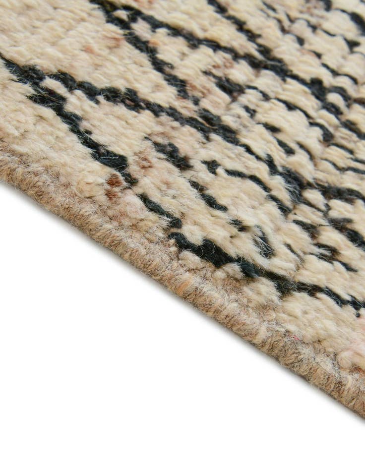 Detail image of 9' 5 x 11' 7 Hand Knotted Moroccan Wool Rug