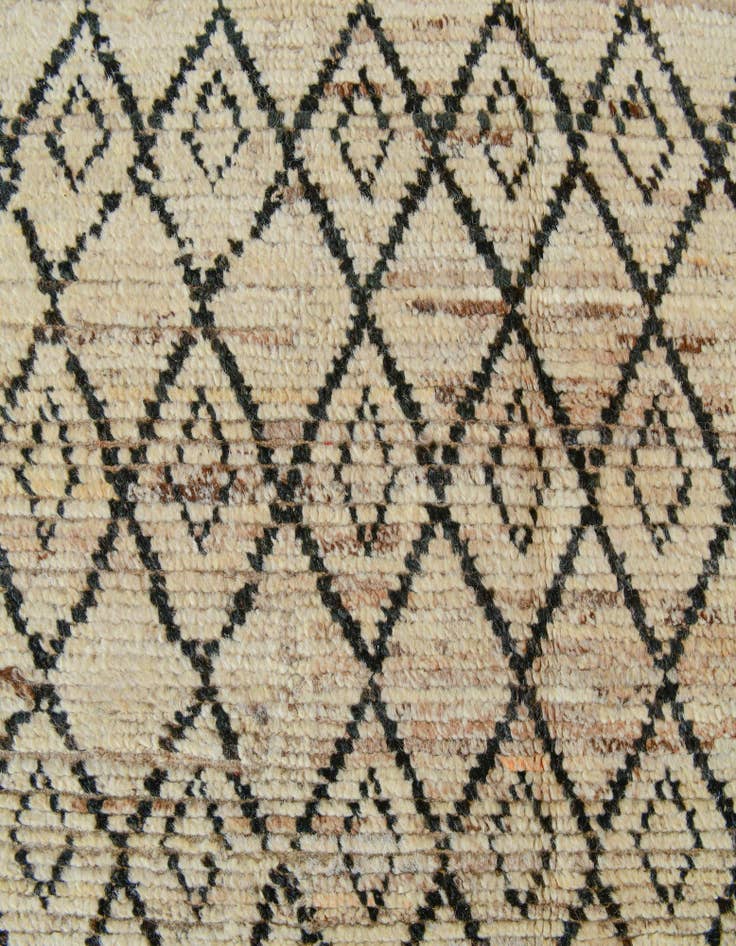 Detail image of 9' 5 x 11' 7 Hand Knotted Moroccan Wool Rug