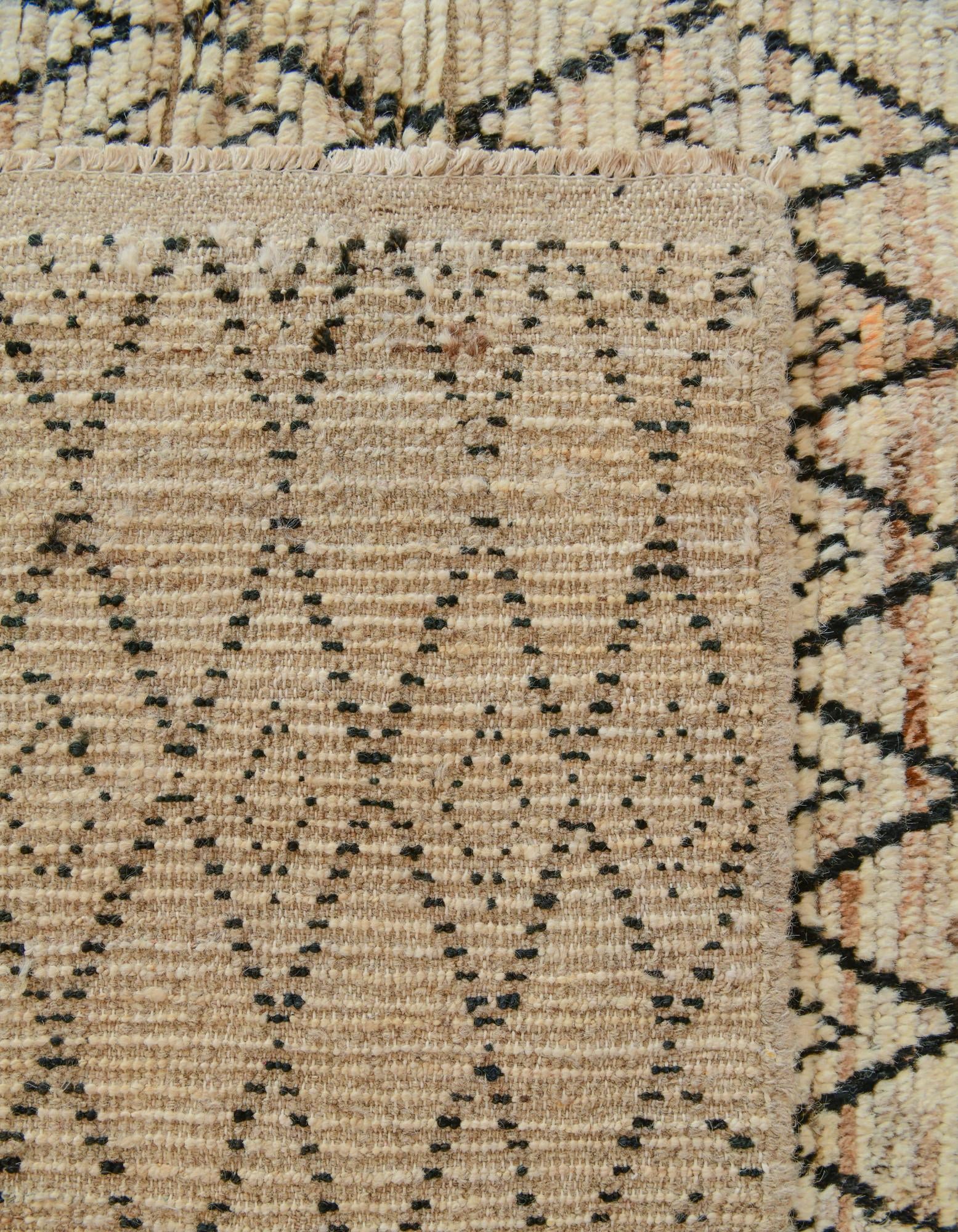 9' 5 x 11' 7 Hand Knotted Moroccan Wool Rug