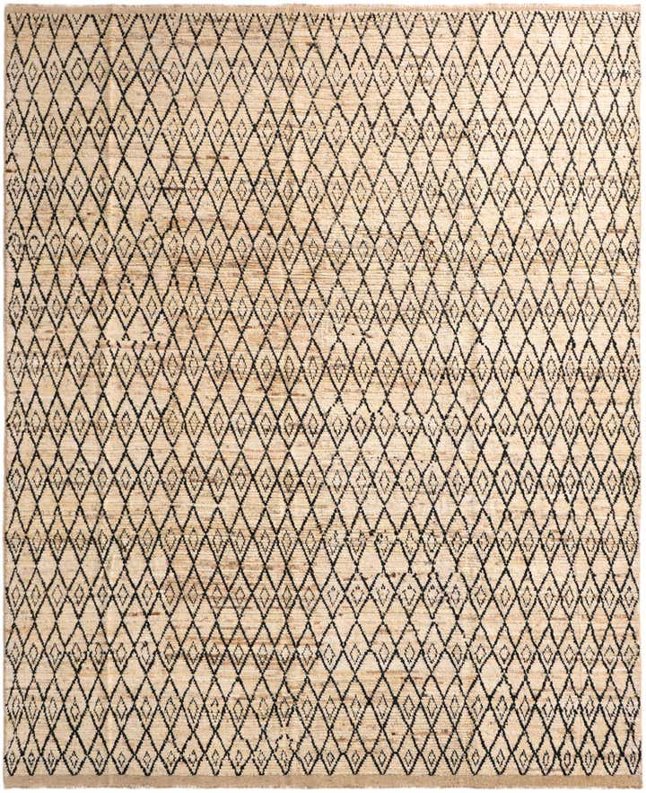 9' 5 x 11' 7 Hand Knotted Moroccan Wool Rug