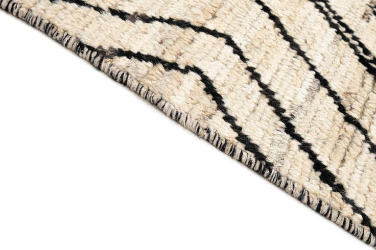Detail image of 10' 5 x 14' 1 Hand Knotted Moroccan Wool Rug