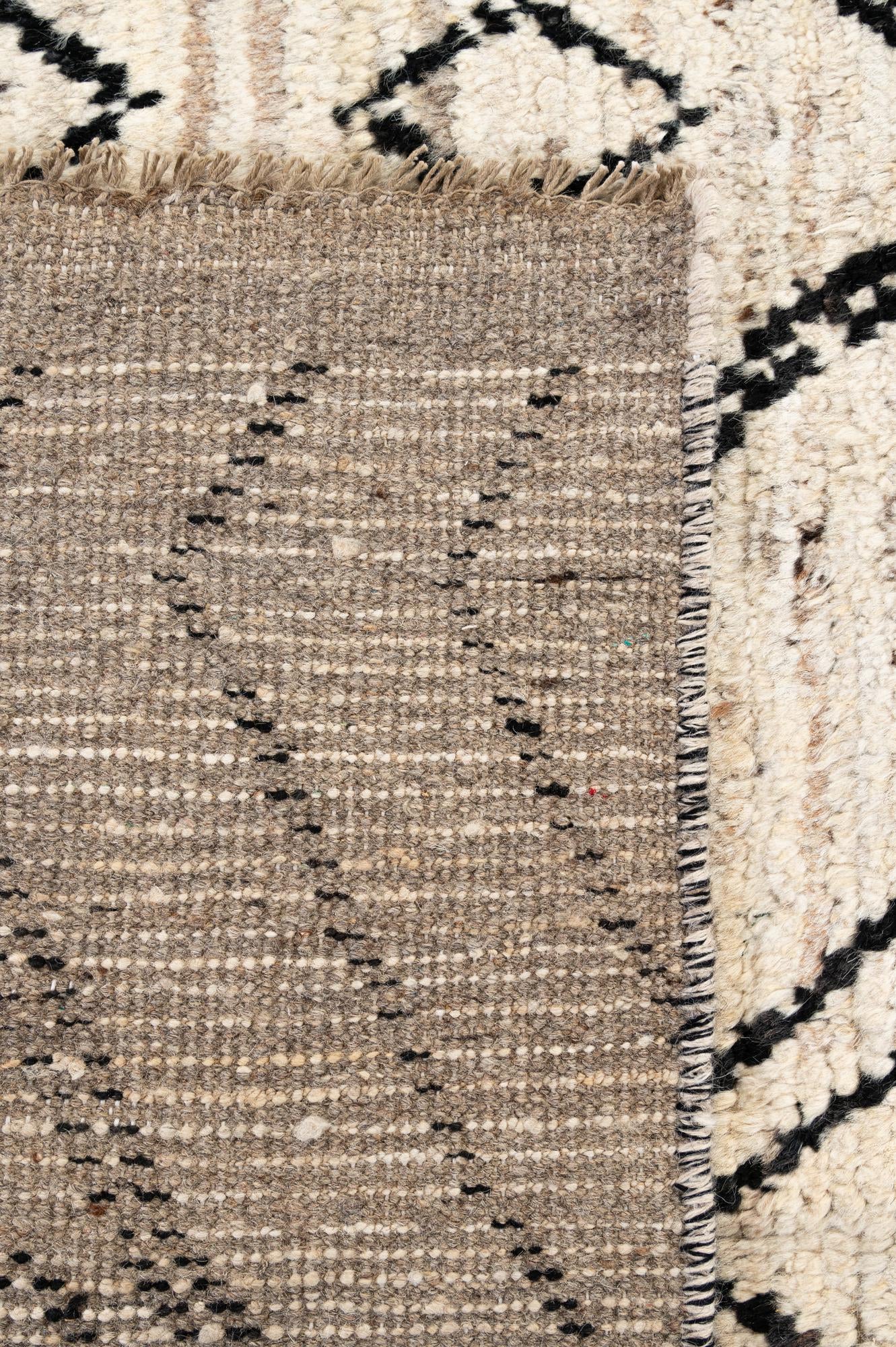 10' 5 x 14' 1 Hand Knotted Moroccan Wool Rug