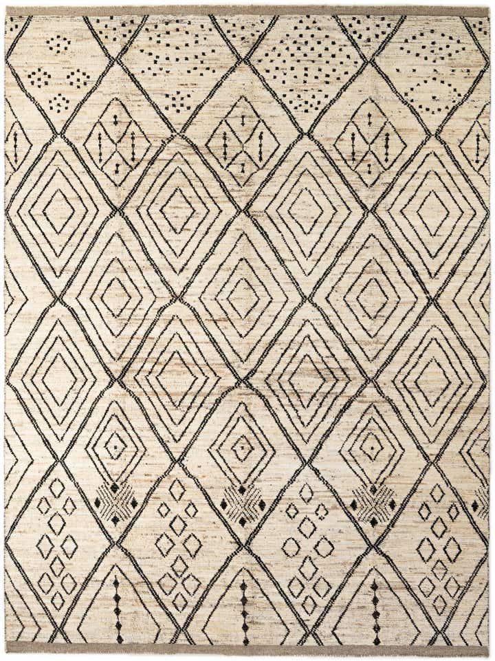 10' 5 x 14' 1 Hand Knotted Moroccan Wool Rug
