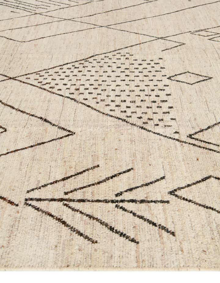 13' 4 x 19' 6 Hand Knotted Moroccan Wool Rug