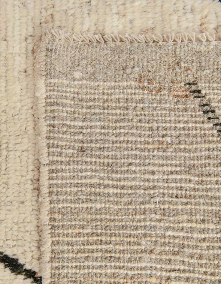 Detail image of 13' 4 x 19' 6 Hand Knotted Moroccan Wool Rug