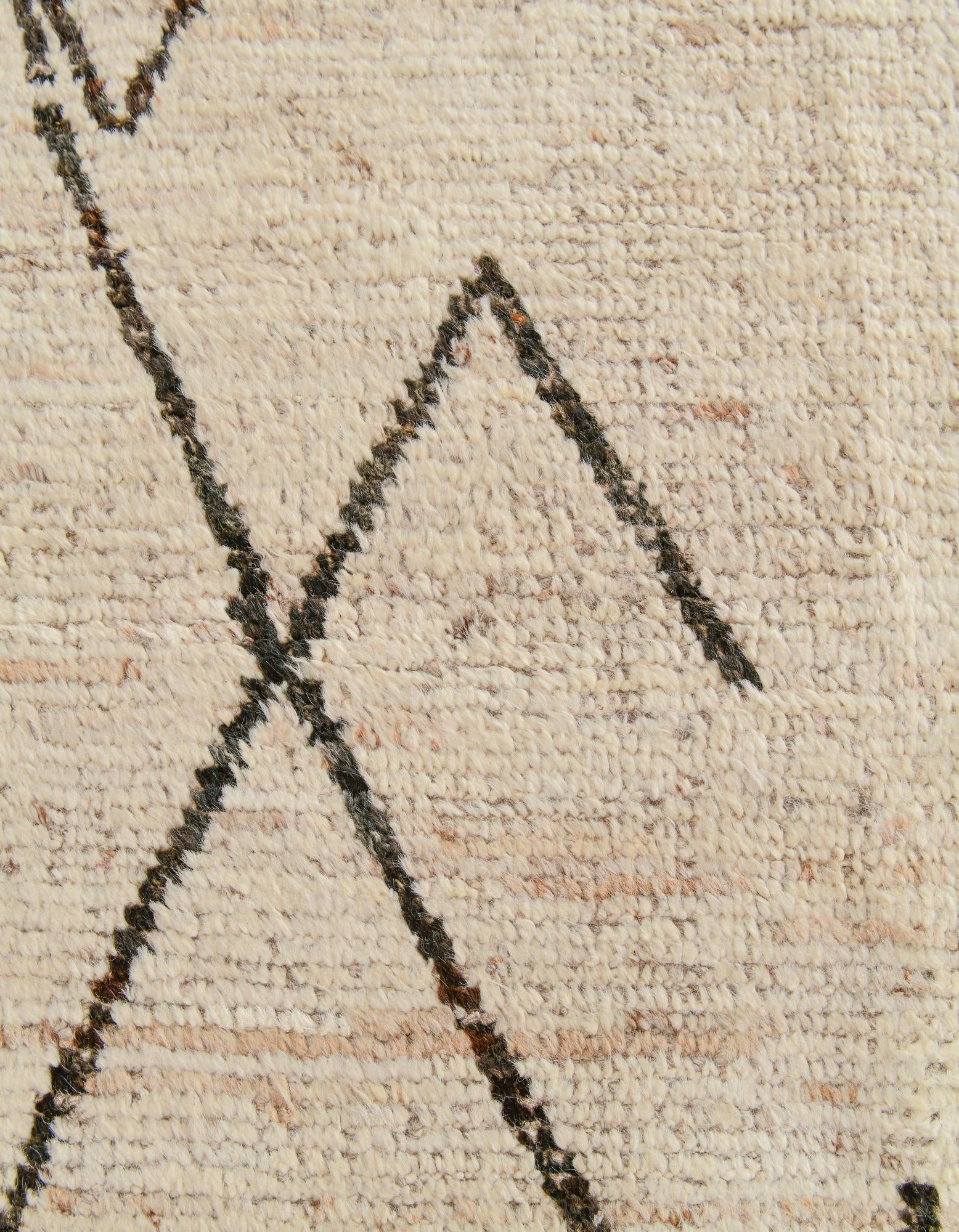 13' 4 x 19' 6 Hand Knotted Moroccan Wool Rug