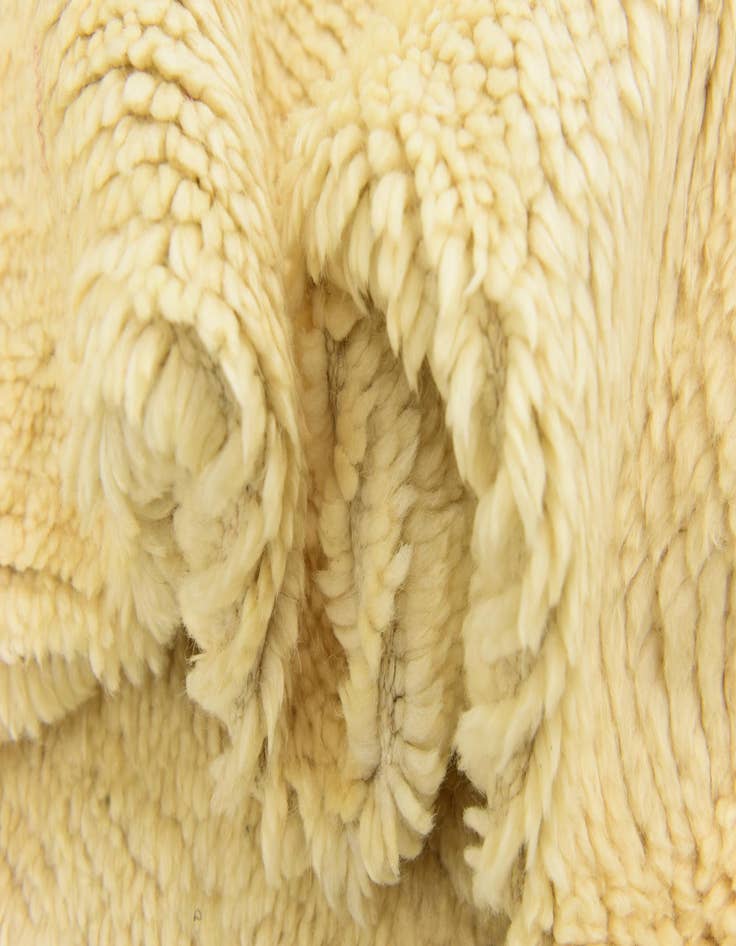 Detail image of 6' 2 x 9' 8  Hand Knotted Moroccan Wool Rug