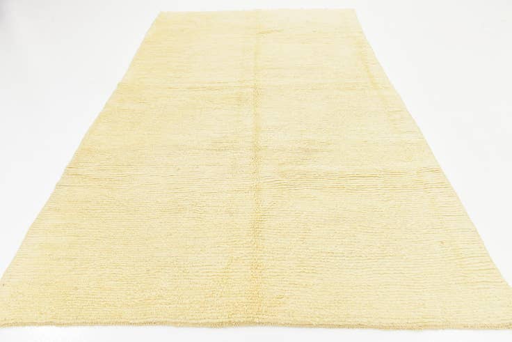Detail image of 6' 2 x 9' 8 Hand Knotted Moroccan Wool Rug