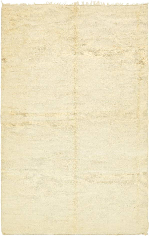 Detail image of 6' 2 x 9' 8 Hand Knotted Moroccan Wool Rug