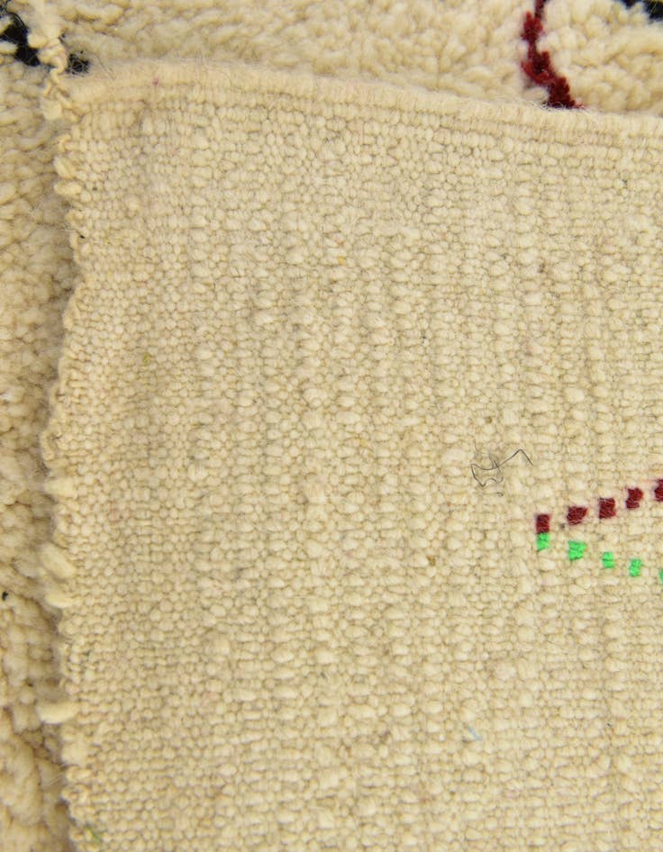 Detail image of 6' 7 x 10'  Hand Knotted Moroccan Wool Rug