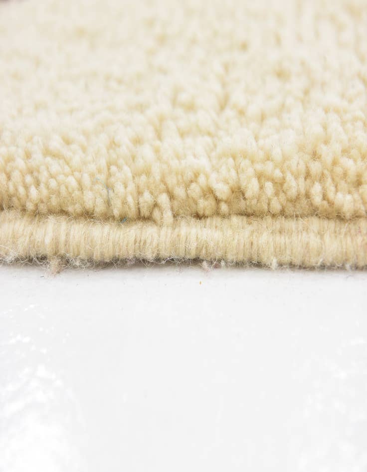 Detail image of 6' 7 x 10'  Hand Knotted Moroccan Wool Rug