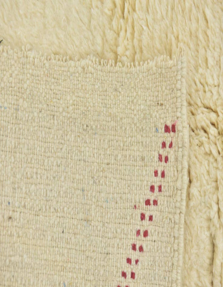 Detail image of 3' 4 x 4' 7  Hand Knotted Moroccan Wool Rug