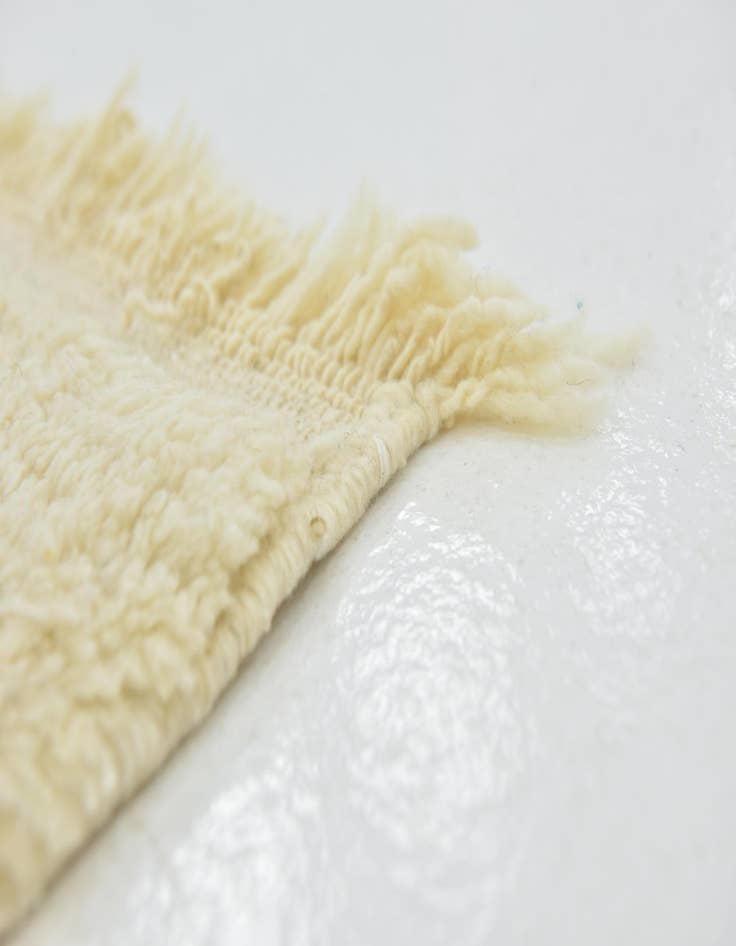 Detail image of 3' 4 x 4' 7  Hand Knotted Moroccan Wool Rug