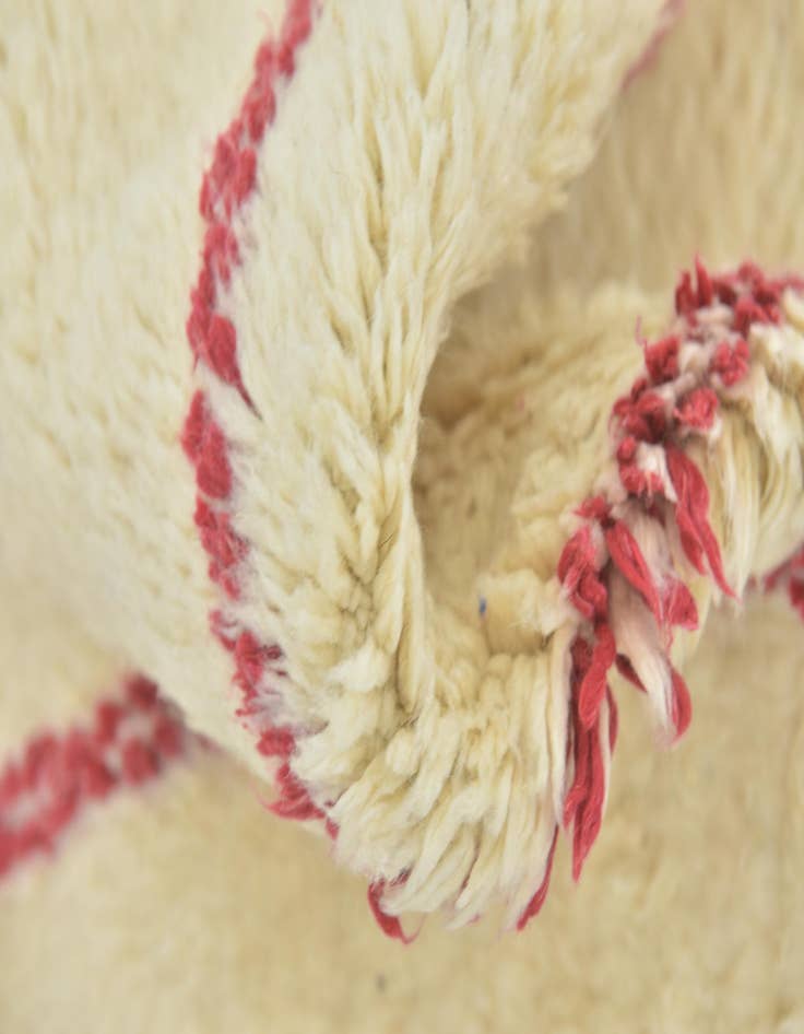 Detail image of 3' 4 x 4' 7  Hand Knotted Moroccan Wool Rug