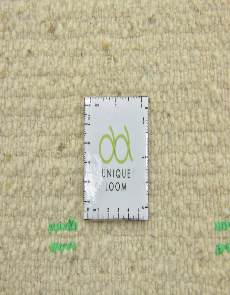 Detail image of 3' 8 x 6' 7  Hand Knotted Moroccan Wool Rug