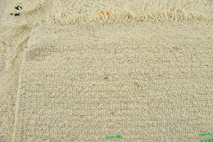 3' 8 x 6' 7 Hand Knotted Moroccan Wool Rug