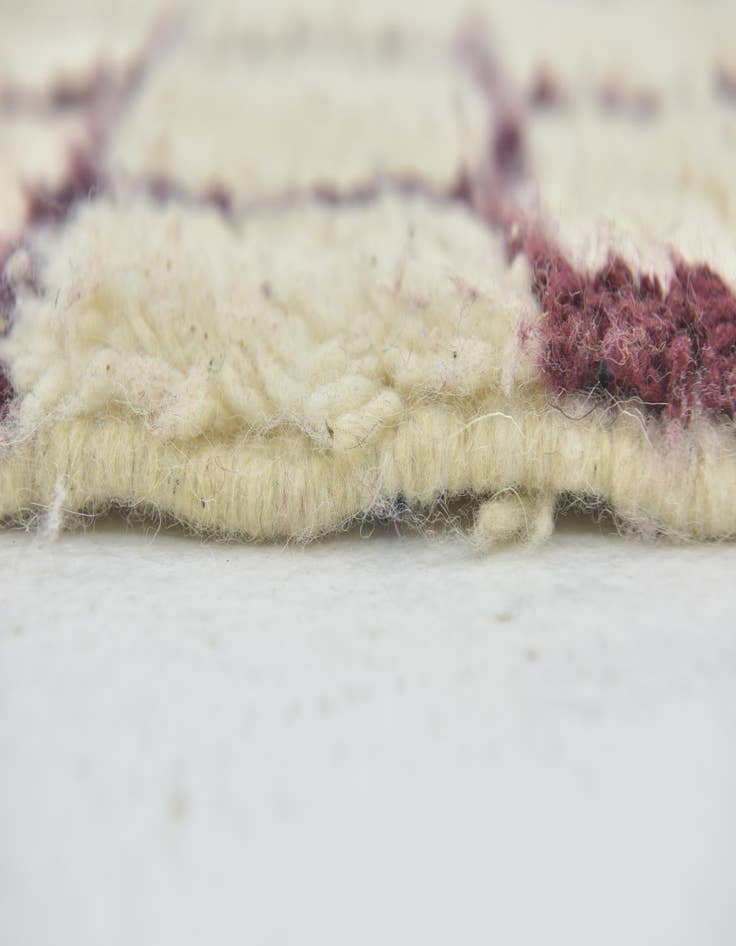 Detail image of 4' 6 x 6' 2  Hand Knotted Moroccan Wool Rug