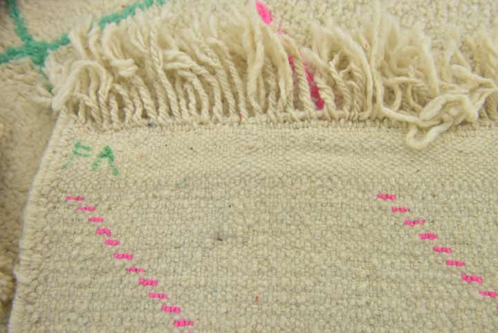 3' 10 x 6' 9 Hand Knotted Moroccan Wool Rug