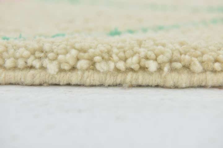 3' 10 x 6' 9 Hand Knotted Moroccan Wool Rug