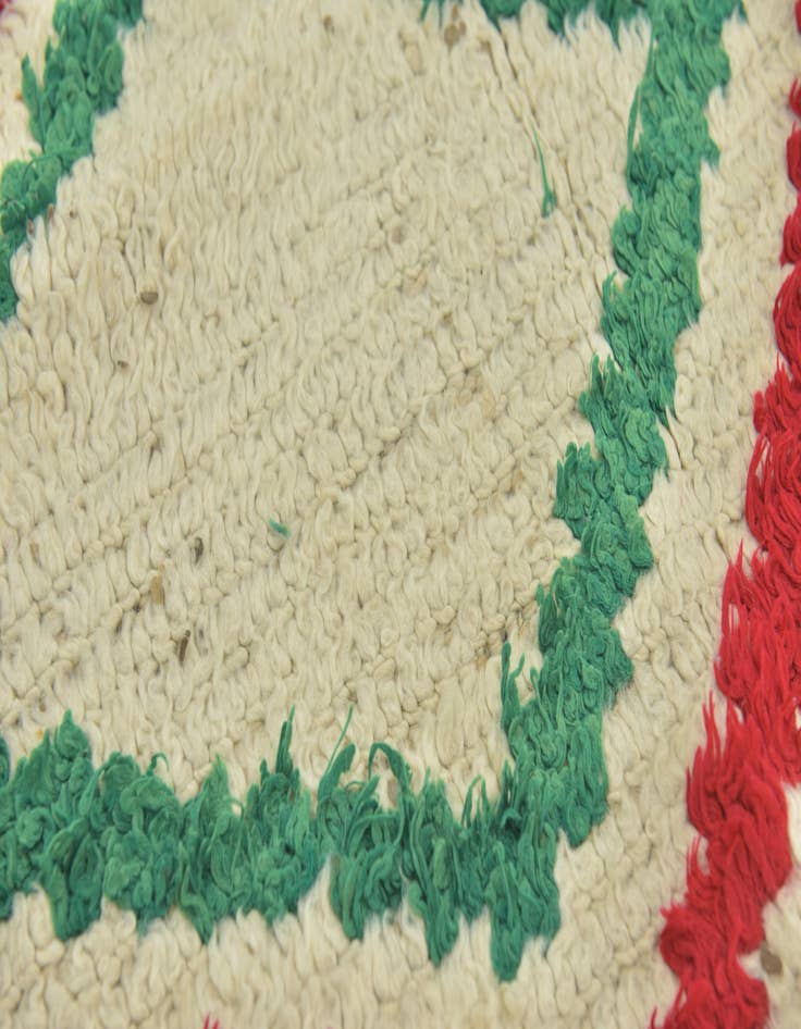 Detail image of 4' 4 x 5' 9  Hand Knotted Moroccan Wool Rug