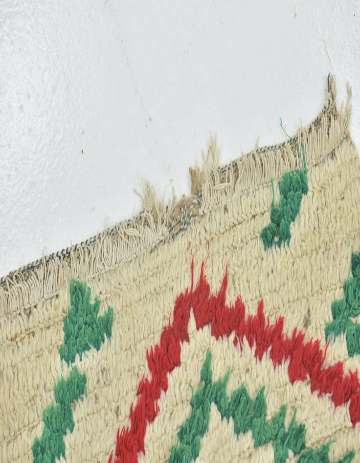 Detail image of 4' 4 x 5' 9  Hand Knotted Moroccan Wool Rug