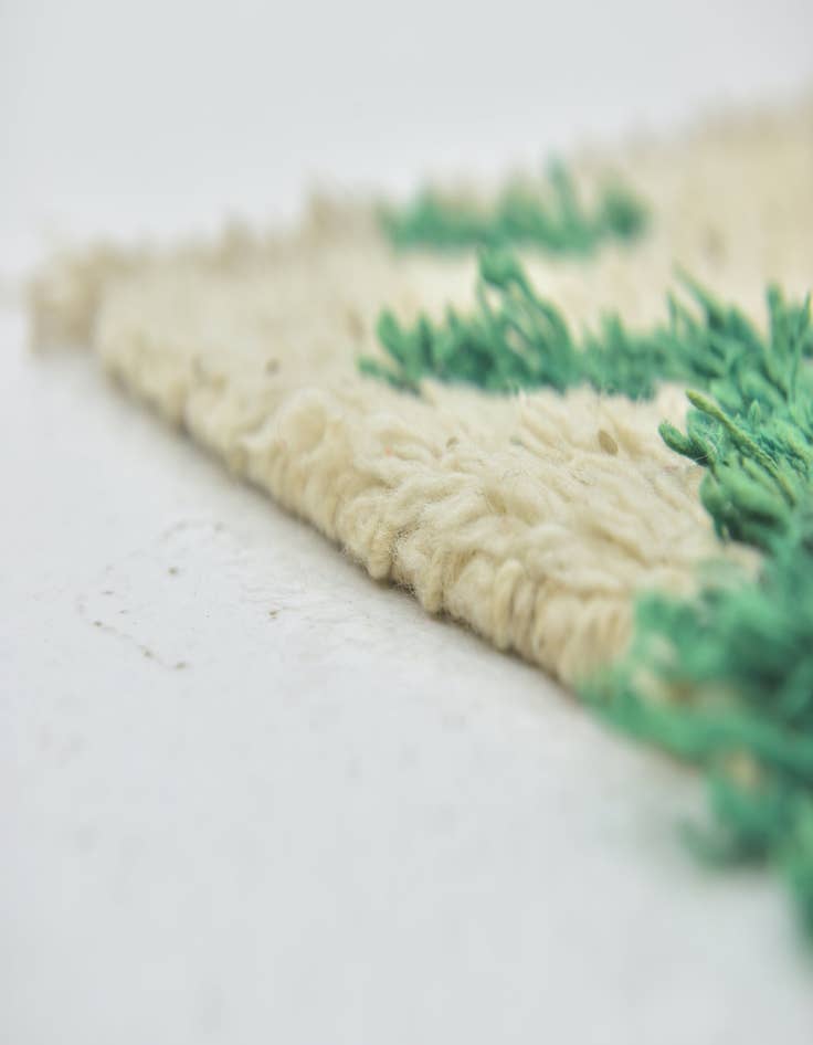 Detail image of 4' 4 x 5' 9  Hand Knotted Moroccan Wool Rug