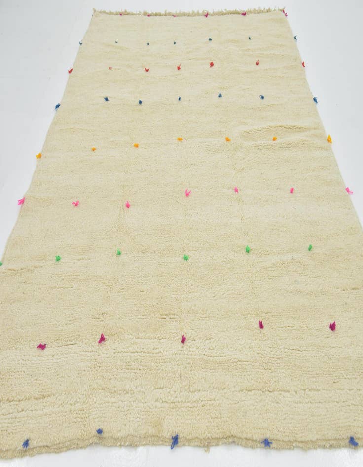 Detail image of 6' 10 x 9' 10  Hand Knotted Moroccan Wool Rug