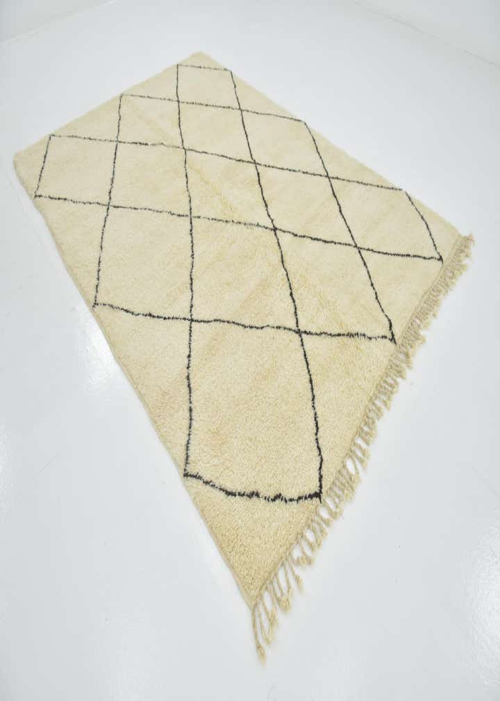 7' x 10' Hand Knotted Moroccan Wool Rug