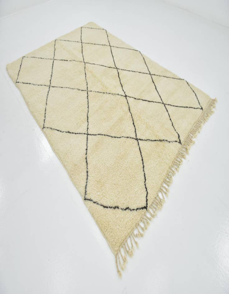 Detail image of 7' x 10' Hand Knotted Moroccan Wool Rug