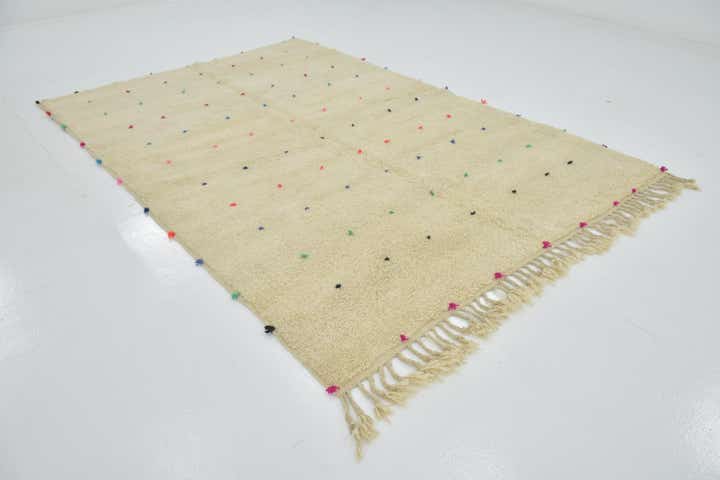 205cm x 300cm anudado a mano marroquí Alfombra Lana