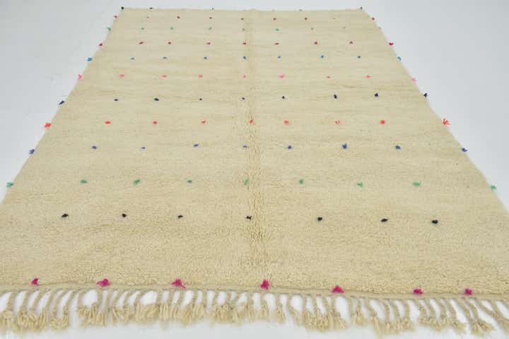 205cm x 300cm anudado a mano marroquí Alfombra Lana