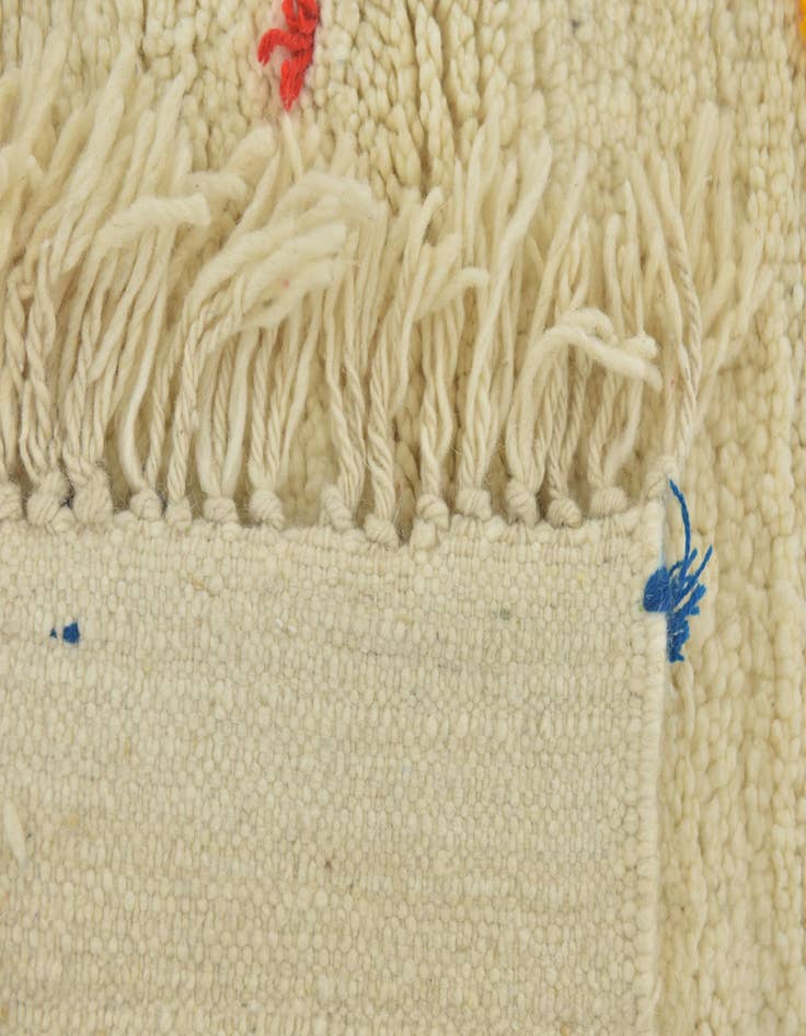 Detail image of 6' 5 x 9' 6  Hand Knotted Moroccan Wool Rug