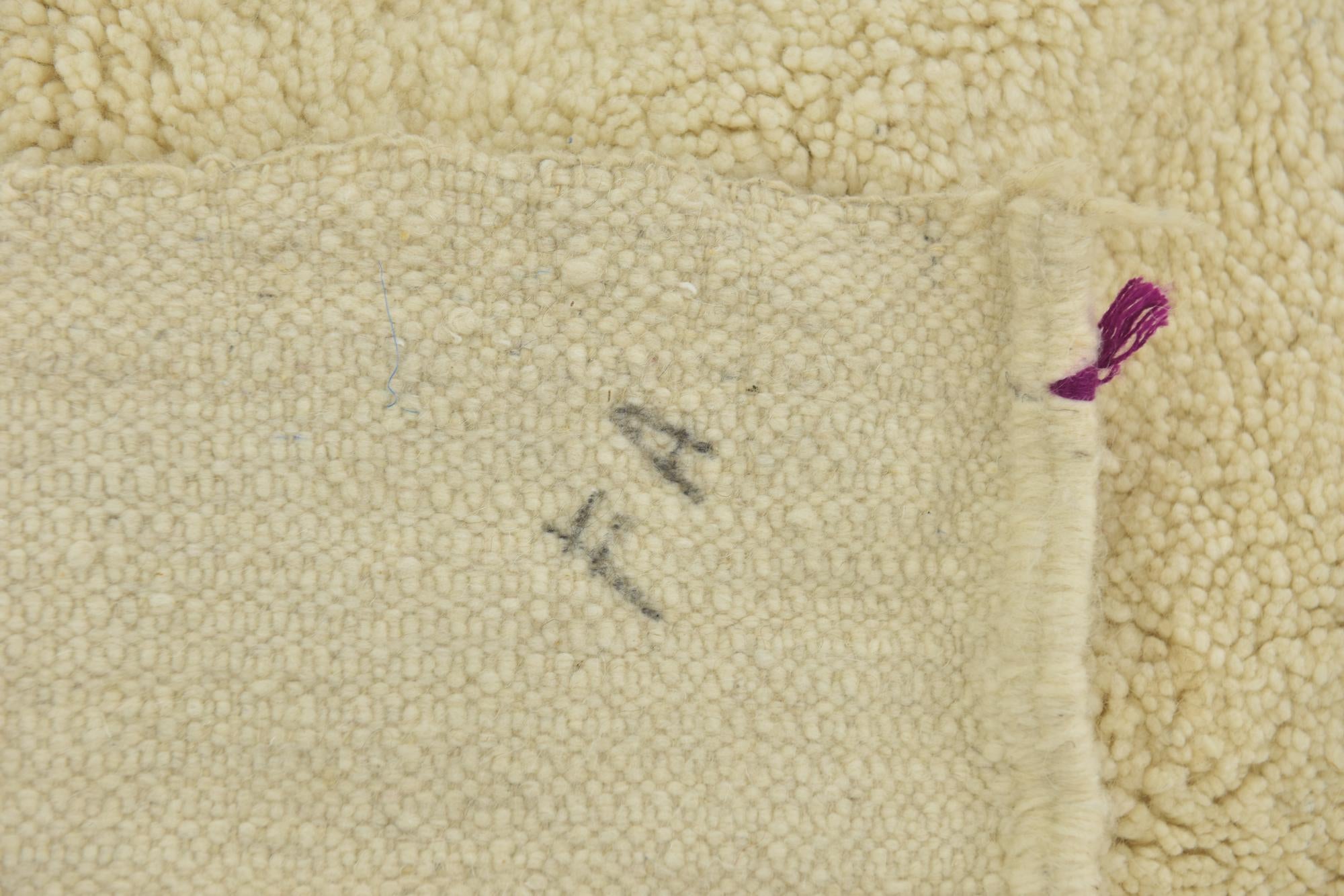 6' 5 x 10' 3 Hand Knotted Moroccan Wool Rug