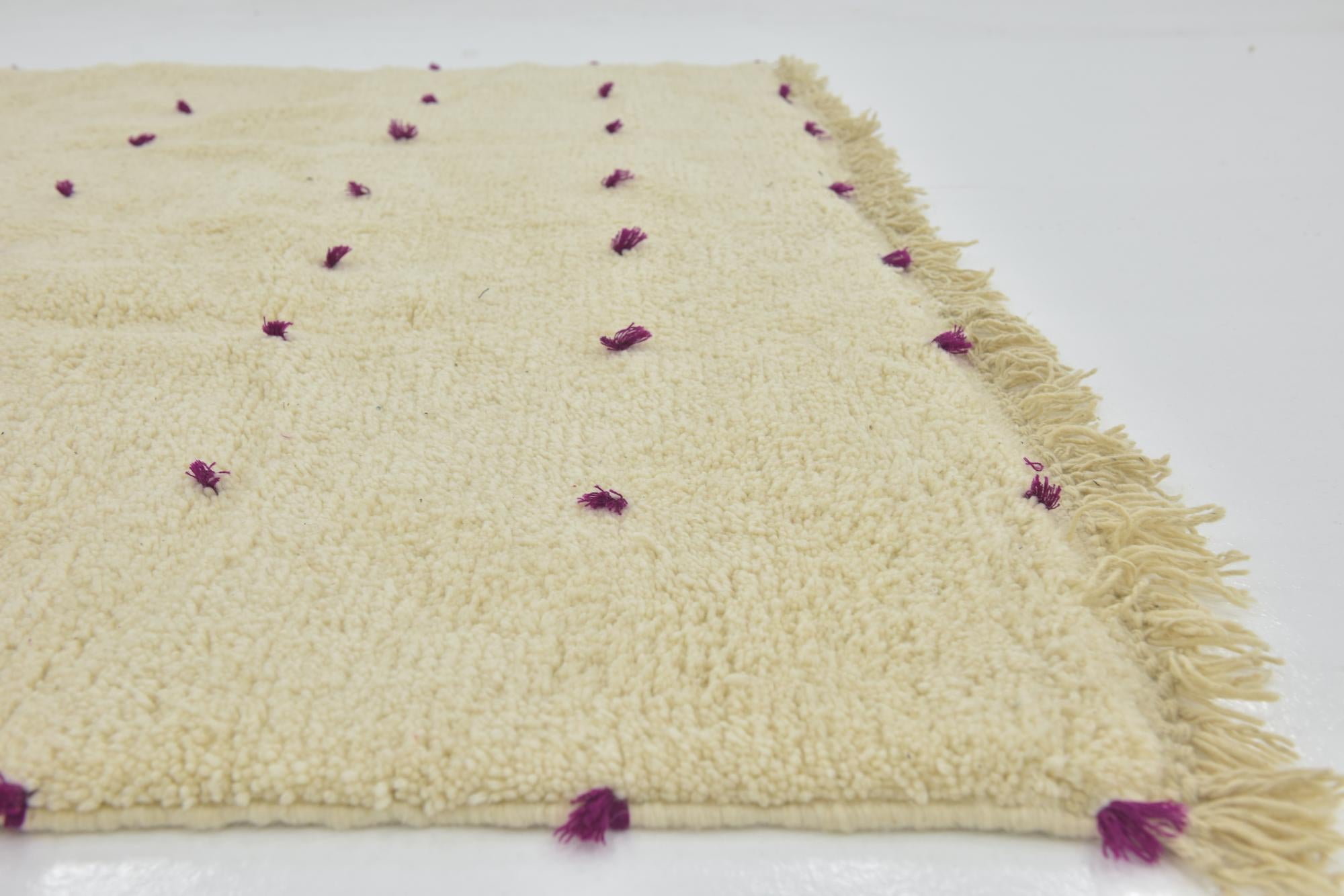6' 5 x 10' 3 Hand Knotted Moroccan Wool Rug