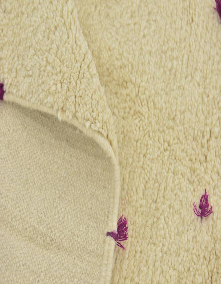 Detail image of 6' 5 x 10' 3  Hand Knotted Moroccan Wool Rug