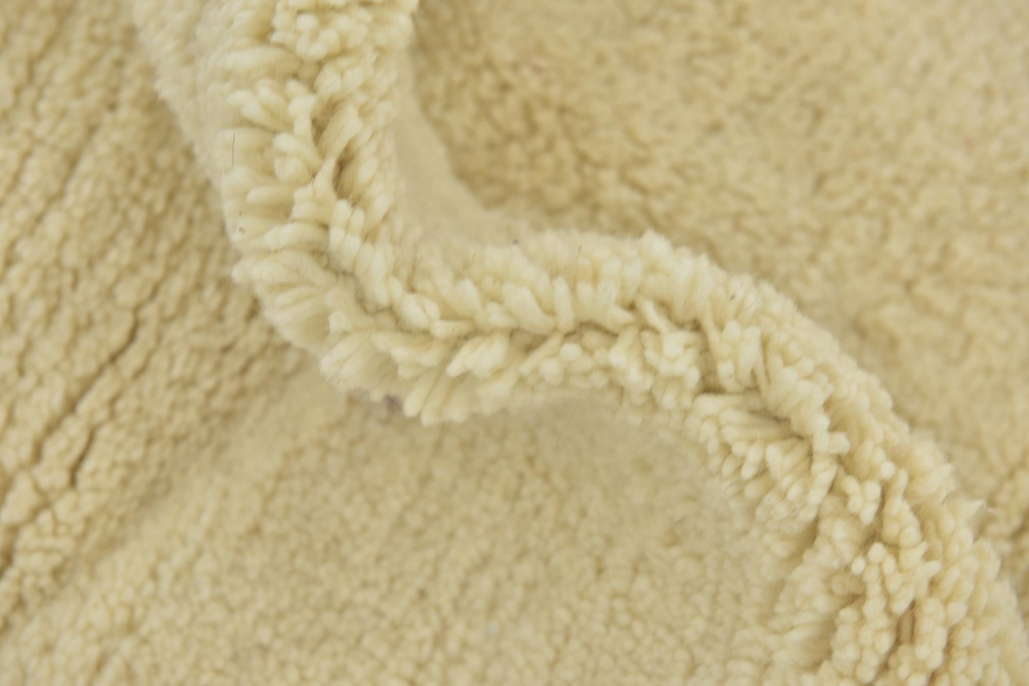 6' 5 x 10' 3 Hand Knotted Moroccan Wool Rug